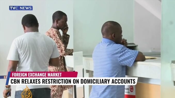 CBN Acts Against Banks Restricting Dom Account