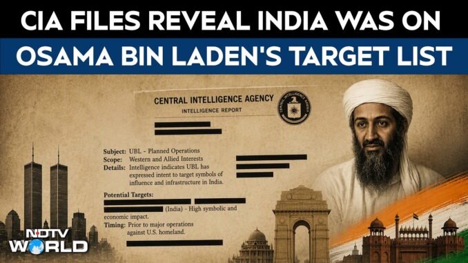 CIA files reveal Bin Laden targeted Britain