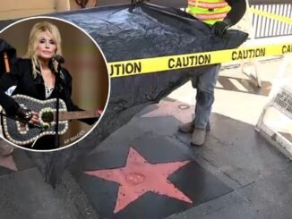 Dolly Parton's restored star on Walk of Fame