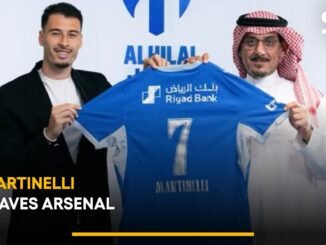 Martinelli lands in Saudi Arabia