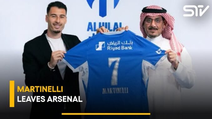 Martinelli lands in Saudi Arabia