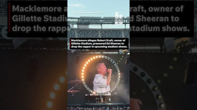 Macklemore Booted From Sheeran's Tour
