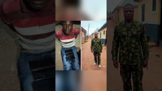 Fake Soldier, 42, Arrested Over Suspected Kidnapping