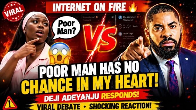 Deji Adeyanju Sparks Debate Over Jobless