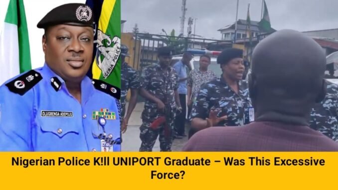 Police Dismiss 3 Officers Over UNIPORT Graduate's Killing