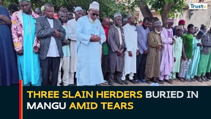 Three Teenage Herders Buried in Mangu