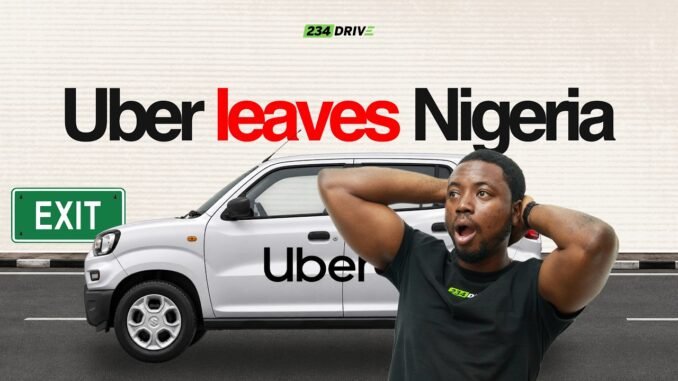 Uber packs bags from Nigeria