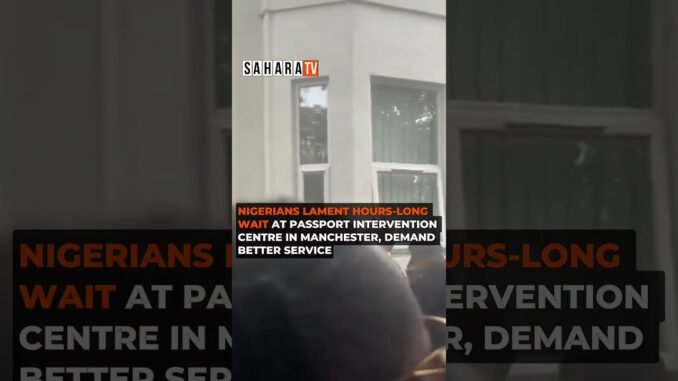 Chaos at UK passport centre