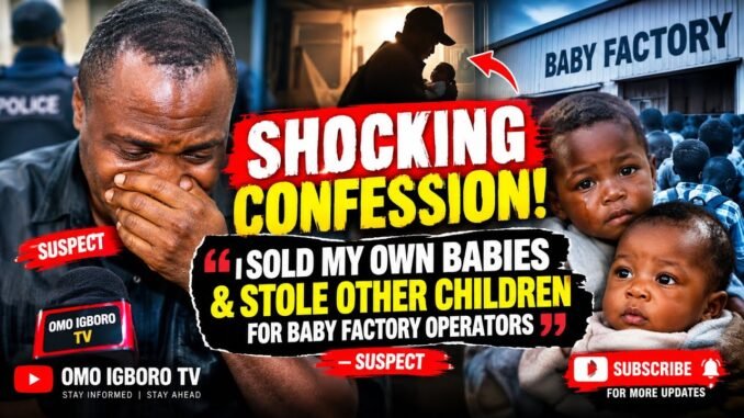 Baby factory suspect confession