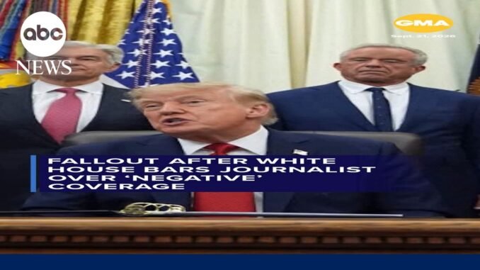 US media ban at White House
