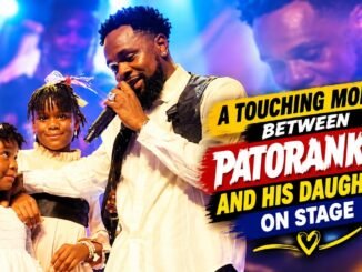 Patoranking shares a touching stage moment with daughters
