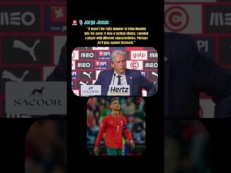 Jorge Jesus drops Ronaldo selection bombshell