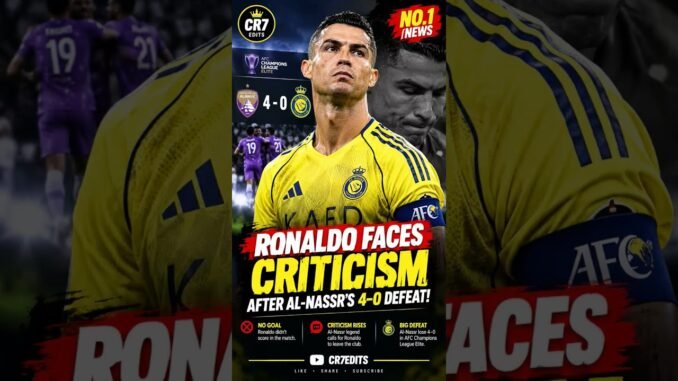 Al-Nassr demands Cristiano Ronaldo exit