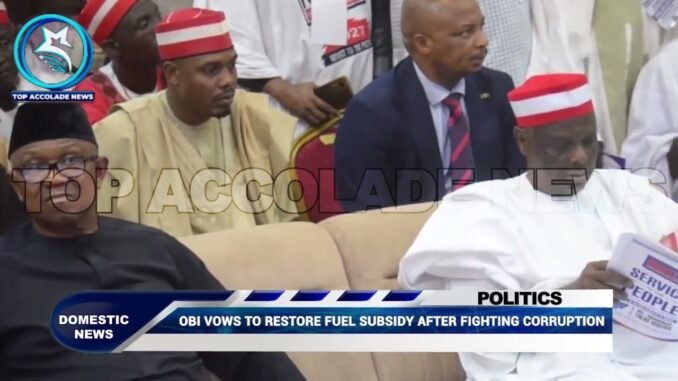 Peter Obi: Subsidy back after corruption