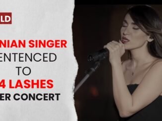 Iranian Singer sentenced to 74 lashes