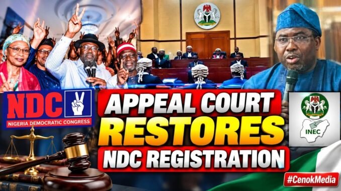 Appeal Court clears NDC for 2027