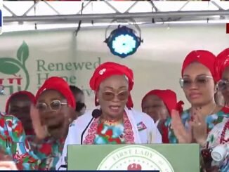 'Re-Elect My Husband So I Can Enjoy Nigeria'