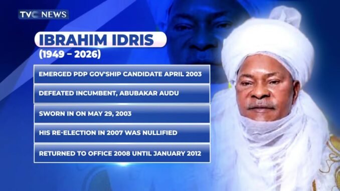 Former Kogi Governor Ibrahim Idris dies