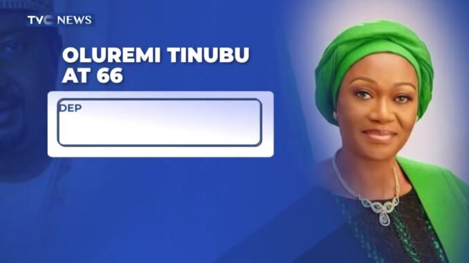 President Tinubu celebrates wife Remi at 66