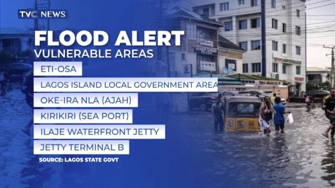 Lagos Government issues urgent flood warning