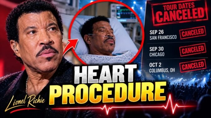 Lionel Richie hospitalized over heart issues