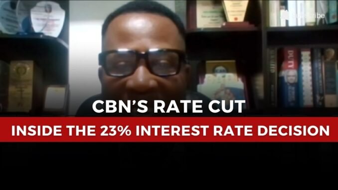 CBN slashes interest rate to 23%