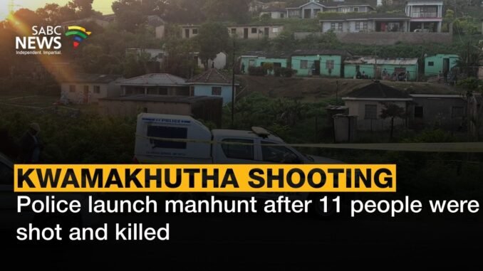 Gunmen Kill 11 at Party in South Africa's