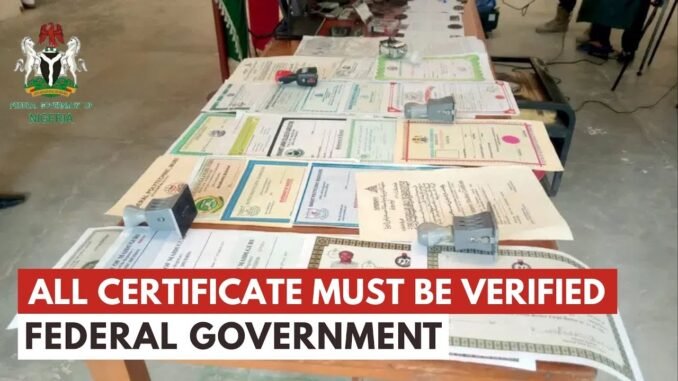FG opens digital academic verification