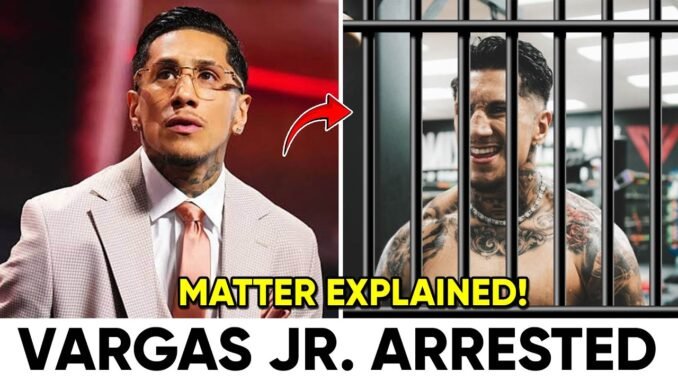 Fernando Vargas Jr. arrested after car crash