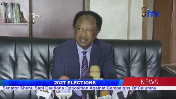 Shehu Sani slams Presidential Aspirants