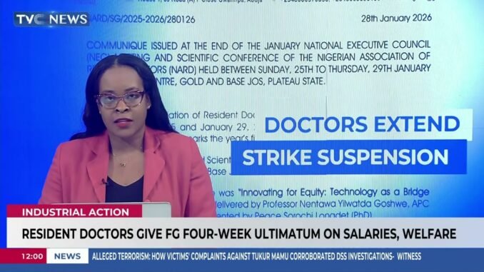 Resident Doctors Give FG 2-Week Ultimatum
