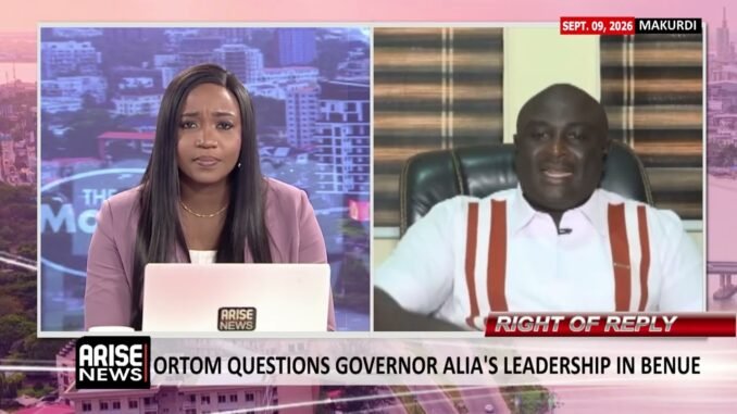 Alia's camp slams Ortom over seized cars