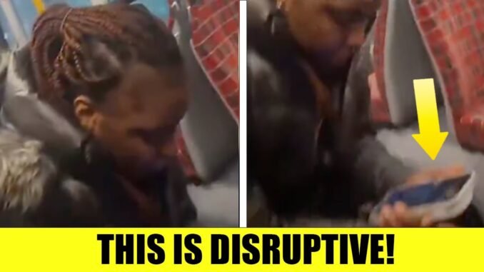 Nigerian Woman Confronts Manspreader on Bus