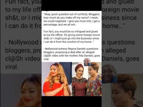 Regina Daniels speaks out over viral video