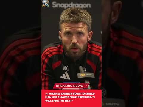Michael Carrick remains focused as ManU Manager