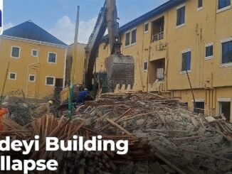 Fadeyi Building Collapse Kills One, Three Rescued