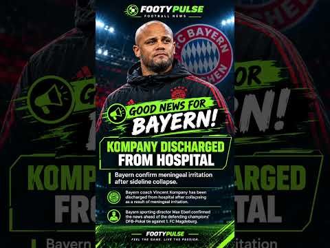 Vincent Kompany discharged from hospital