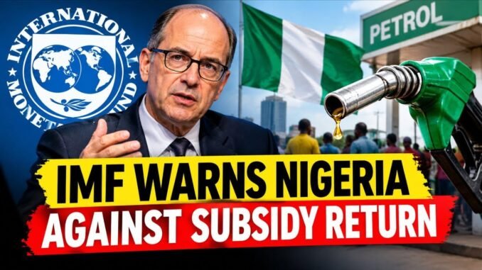 IMF warns against fuel subsidy return
