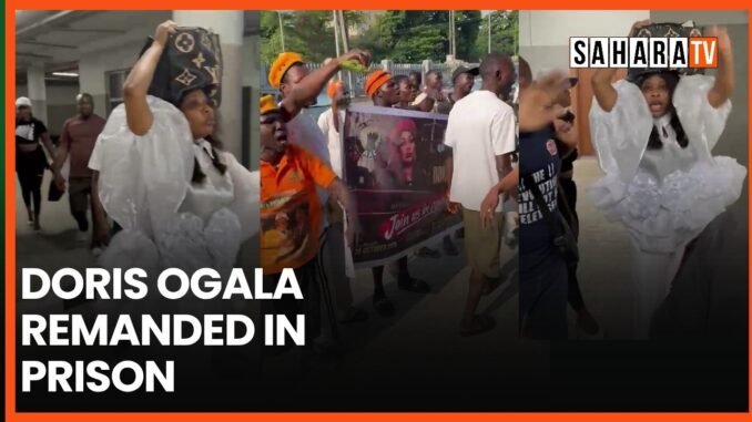 Doris Ogala remanded in Ikoyi facility
