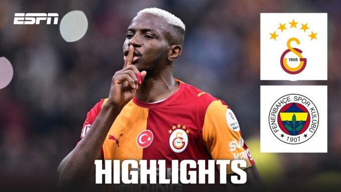 Osimhen set to make history at Galatasaray