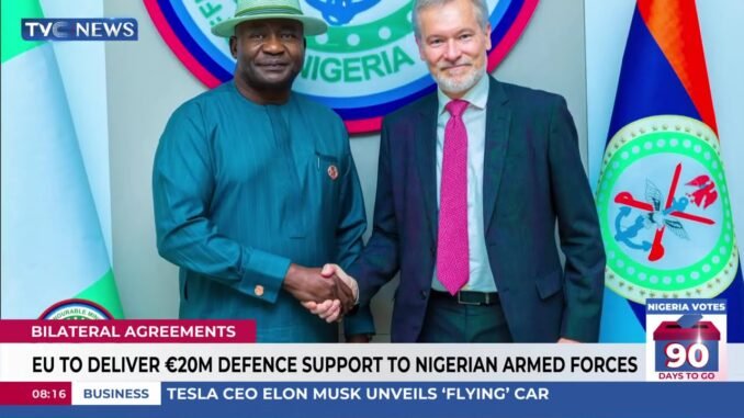 EU pledges €20M to support to Nigerian military