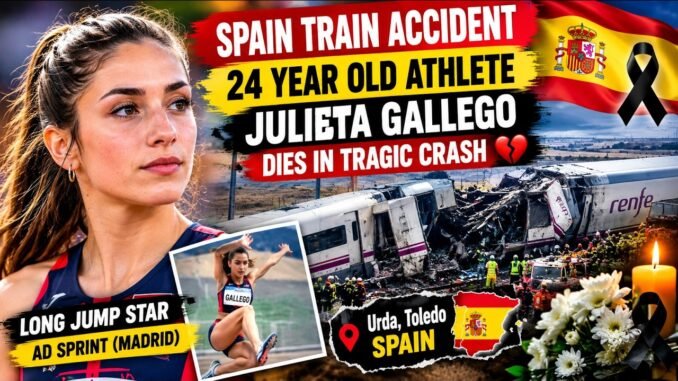 Spanish Athlete dies in fatal train collision