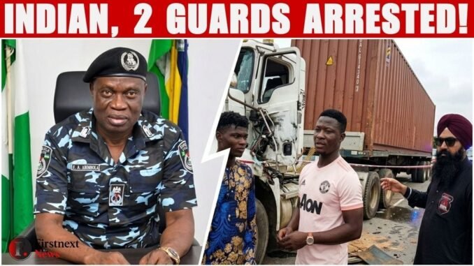 Three arrested after Oyo truck attack