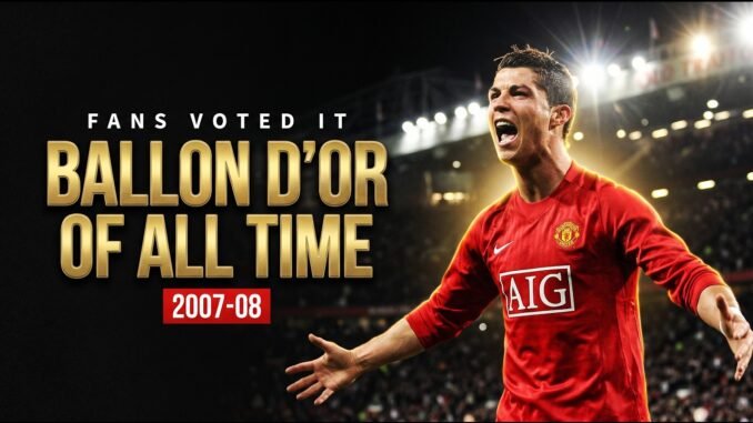 Ronaldo thanks fans after historic award win