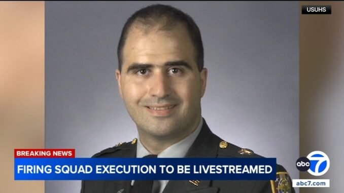 Nidal Hasan to Face Firing Squad
