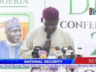 Buratai clarifies arms fund release