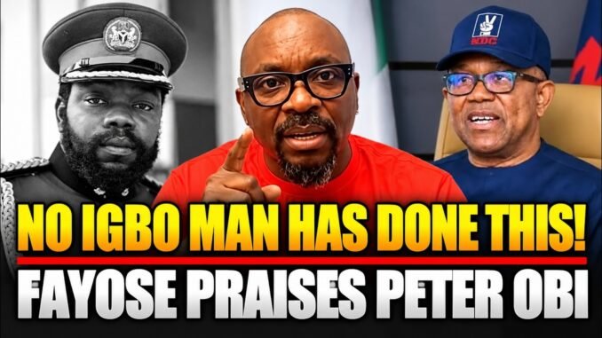 Fayose praises Peter Obi's feat